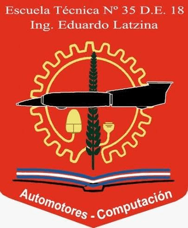 Escudo de la Escuela Técnica N° 35 D.E. 18 Ing. Eduardo Latzina